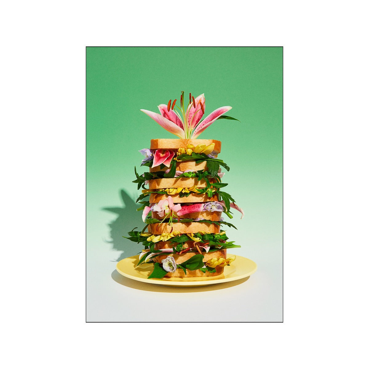 Poster & Frame Supermercat plakat, Dagwood flower sandwich - 30x40 cm. - Bahne